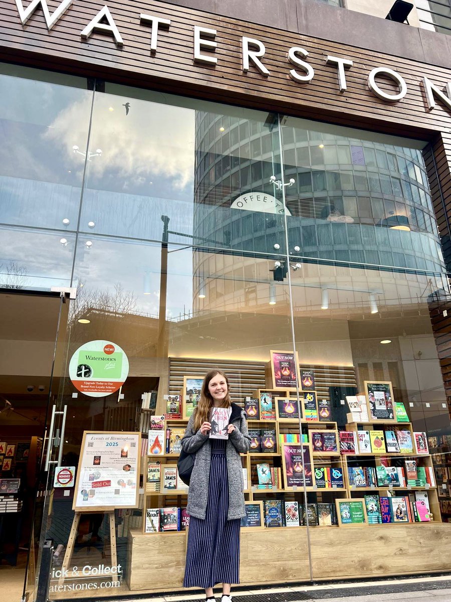 I only went and bought (well, actually, my mum paid for it 😅) my book from a real life Waterstones 😍

Huge thank you <a href="/HarperCollinsCh/">HarperCollins Children's Books</a> for making this fairy tale dream of mine come true! 😍 

Wolf Siren is out NOW in paperback, ebook, and audiobook! ❤️🐺
