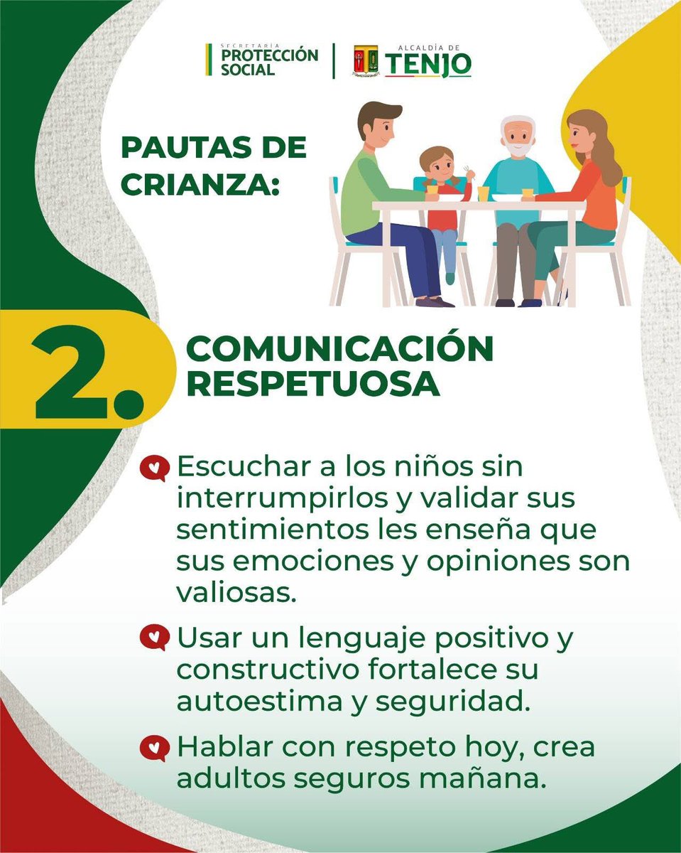 AlcaldiaTenjo's tweet photo. #TipsDeCrianza 🫶🏼 | Criar con amor, guiar con respeto 👌🏼

Desde la Ludoteca Municipal de Tenjo, estamos impulsando una iniciativa para concientizar a las familias sobre la importancia de las pautas de crianza en el desarrollo integral de niños y niñas 👧🏻👦🏿🧒🏽.

@IvanDavidNE https://t.co/TZKuwRv71t