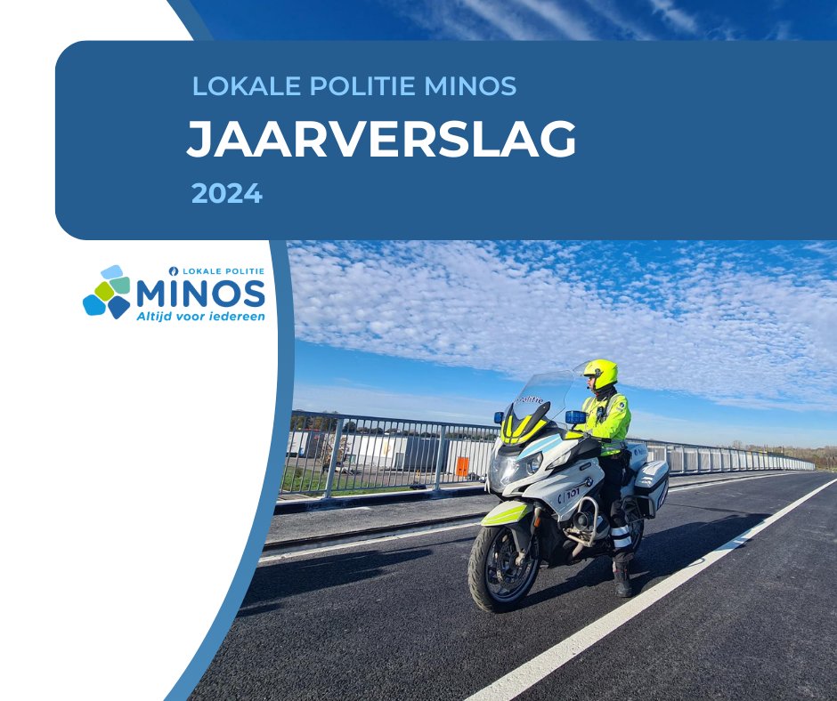 ✨𝗕𝗹𝗶𝗸 𝗺𝗲𝘁 𝗼𝗻𝘀 𝘁𝗲𝗿𝘂𝗴 𝗼𝗽 𝟮𝟬𝟮𝟰!

Hoe zag 2024 eruit voor onze politiezone? 

👉Ons jaarverslag geeft je een compleet beeld van het afgelopen jaar.

Lees ons volledig #jaarverslag op onze website: bit.ly/3QQo88g.

#altijdvooriedereen