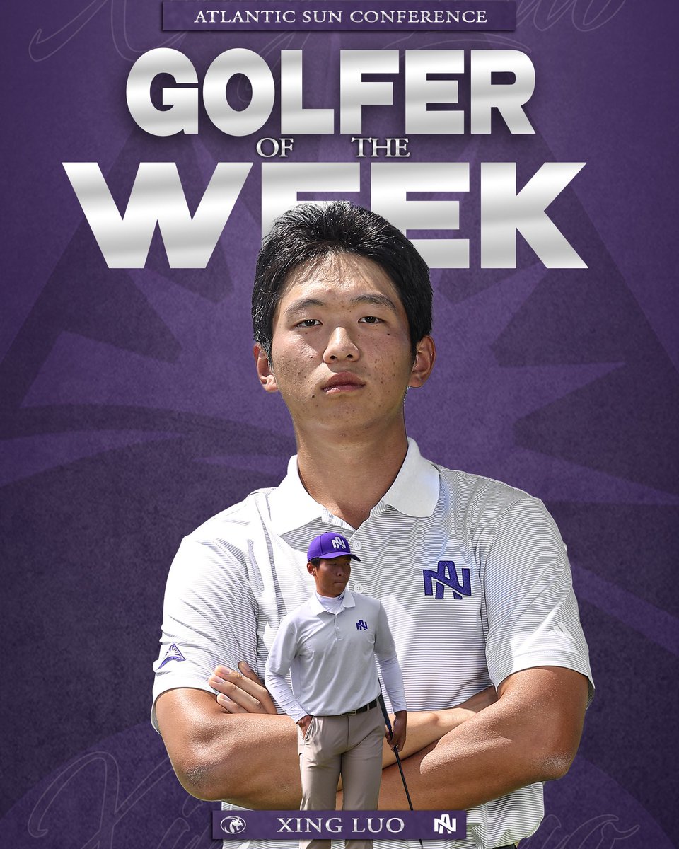 🚨RECORD BREAKING🚨

Junior Xing Luo with his second ASUN Golfer of the Week award dating this semester. With four career weekly awards, Luo breaks Jackson Wedgeworth’s record for the most individual weekly awards in the Division I era.

#RoarLions🦁