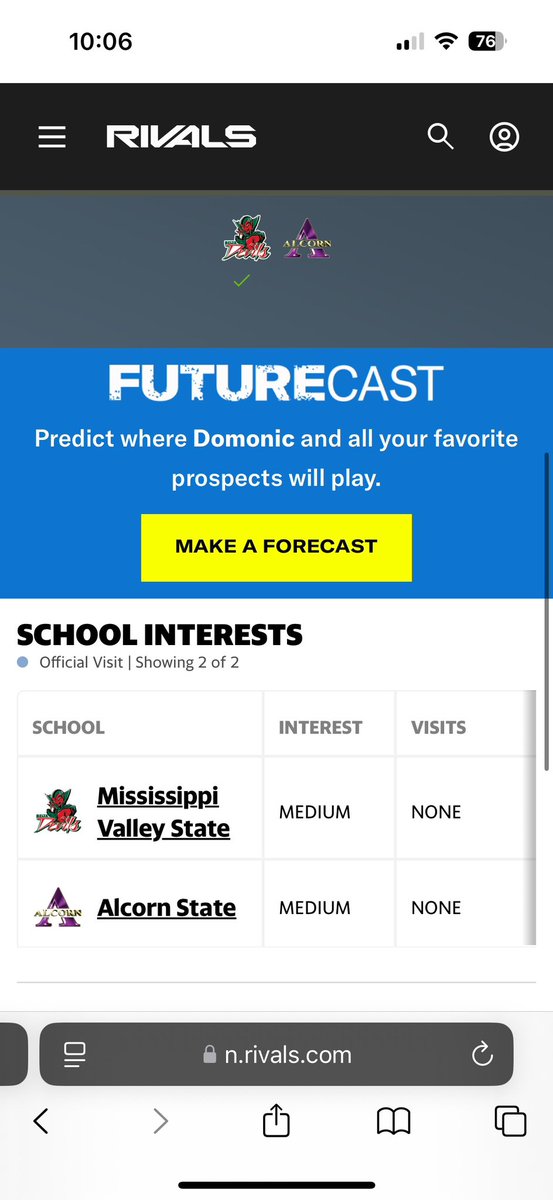 Domonic Eyo Top 50 JUCO WR 2025 (@dom_eyo) on Twitter photo <a href="/Jeff_Reinebold/">Jeff Reinebold</a> <a href="/_CoachG_/">Garrett McLaughlin</a> Going to be added to rivals top 50 Juco ! Would love to hear back from you coach! <a href="/Jeff_Reinebold/">Jeff Reinebold</a> <a href="/_CoachG_/">Garrett McLaughlin</a> Going to be added to rivals top 50 Juco ! Would love to hear back from you coach!