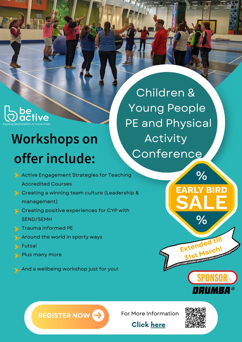 📣Last few days for our Early Bird Discount! 📣

Save £35 for Primary schools or £20 for Secondary schools on our Children and Young People Conference on 1st July 2025 using discount codes PSEarlyBird or SSEarlyBird 💰

Register before 31st March! ow.ly/E5MF50VpRSH 🙌
