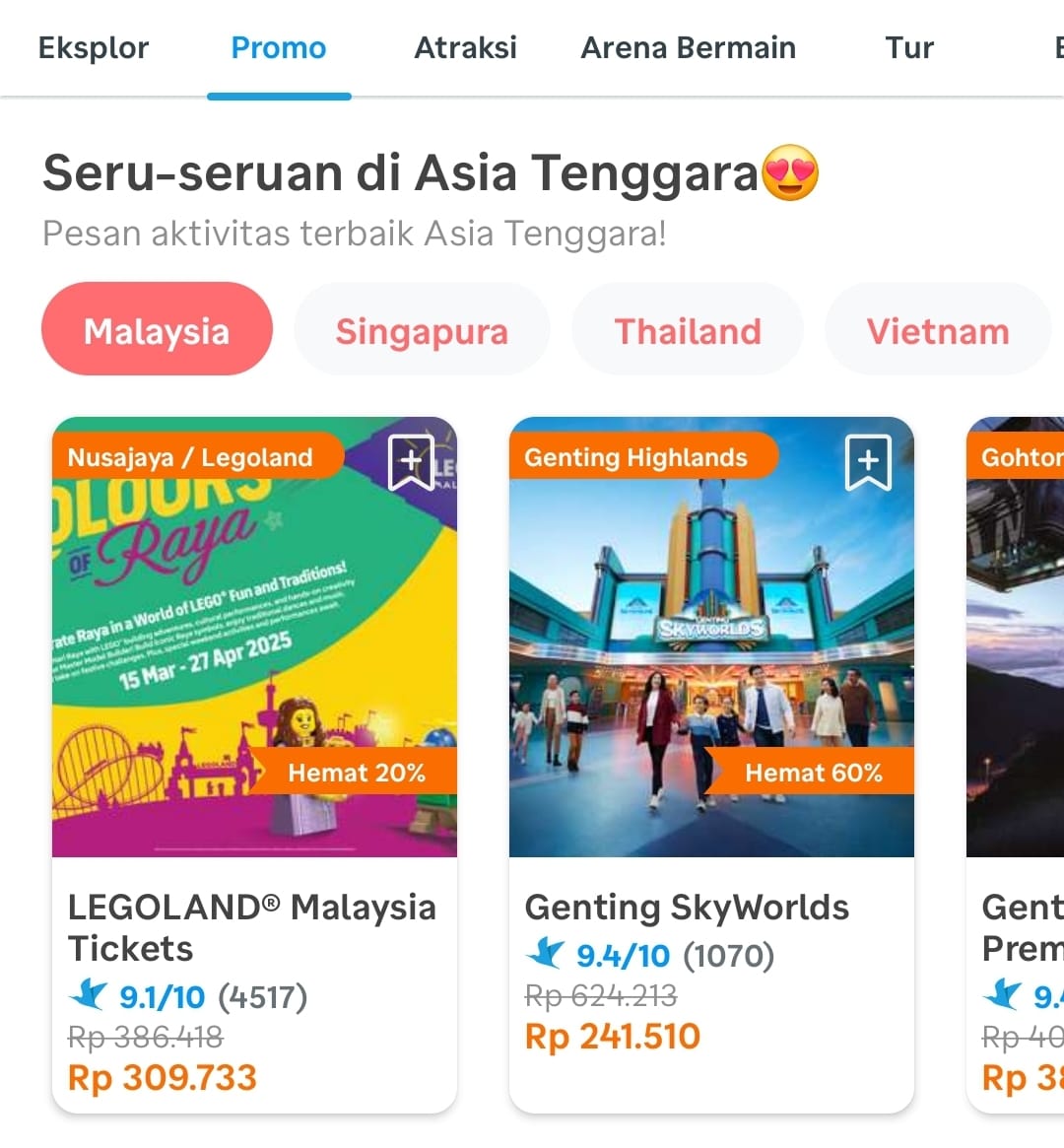 ethazelee's tweet image. Liburan ke destinasi impian makin murah! Flash Sale Traveloka kasih diskon s.d 50% + kupon Rp1jt! Jangan lewatkan jam 10:00 - 13:00 &amp;amp; 20:00 - 22:00 WIB! #LebaranLiburanTraveloka