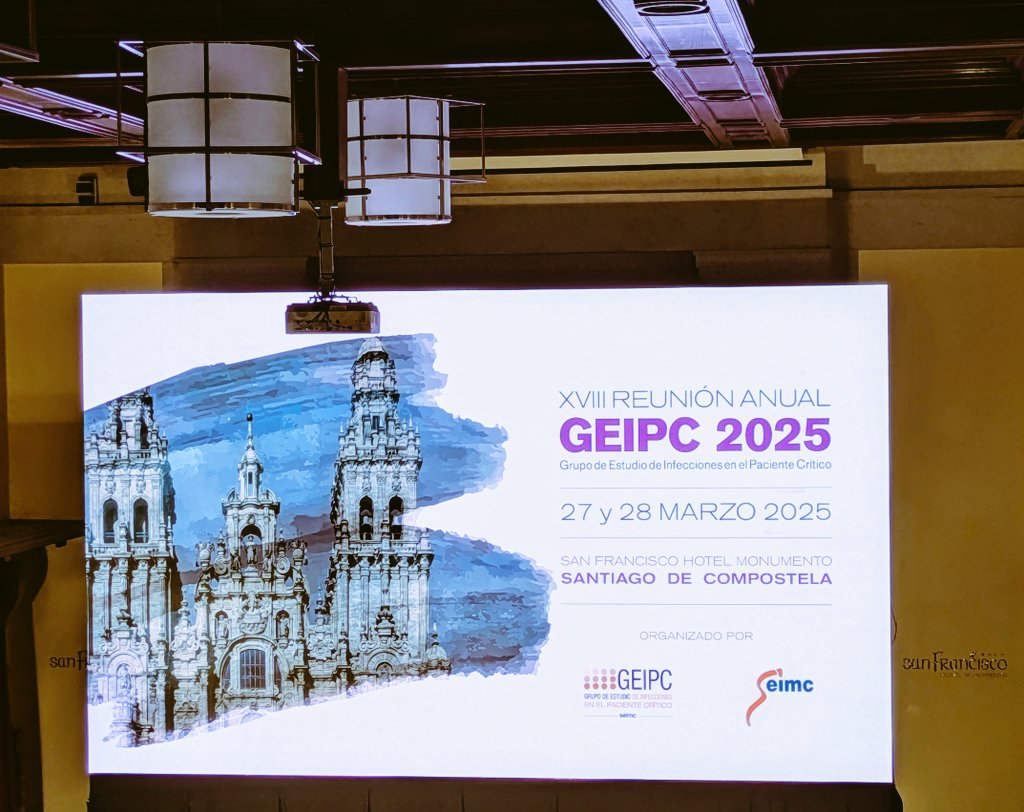 XVIII Reunión Anual GEIPC 2025!Comenzamos 💪🏼💪🏼
Bienvenidos a Santiago!
#MicrobiologíaClínica #EnfermedesInfecciosas #MedicinaIntensiva