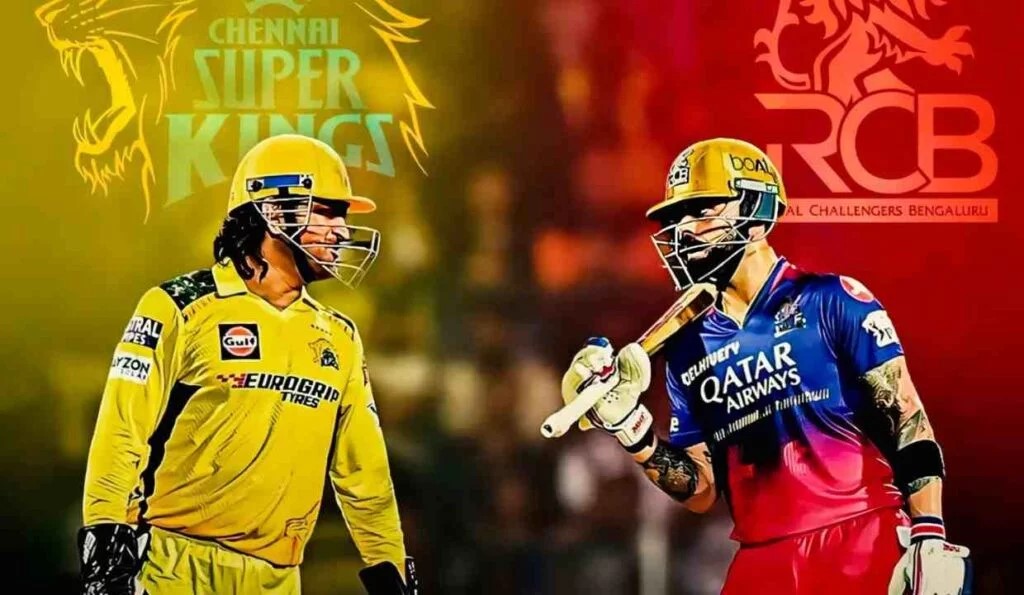 nikkhilbk's tweet photo. 👑 King Kohli vs Thala Dhoni – A Clash of Legends! 💥

Will CSK dominate at home, or can RCB break the Chennai streak? 👀⚡Who’s winning this one?

❤️ RCB vs CSK 💛 The Ultimate Southern Showdown! 

#TATAIPL2025 #RCBvsCSK #IPL2025 #CSKvsRCB