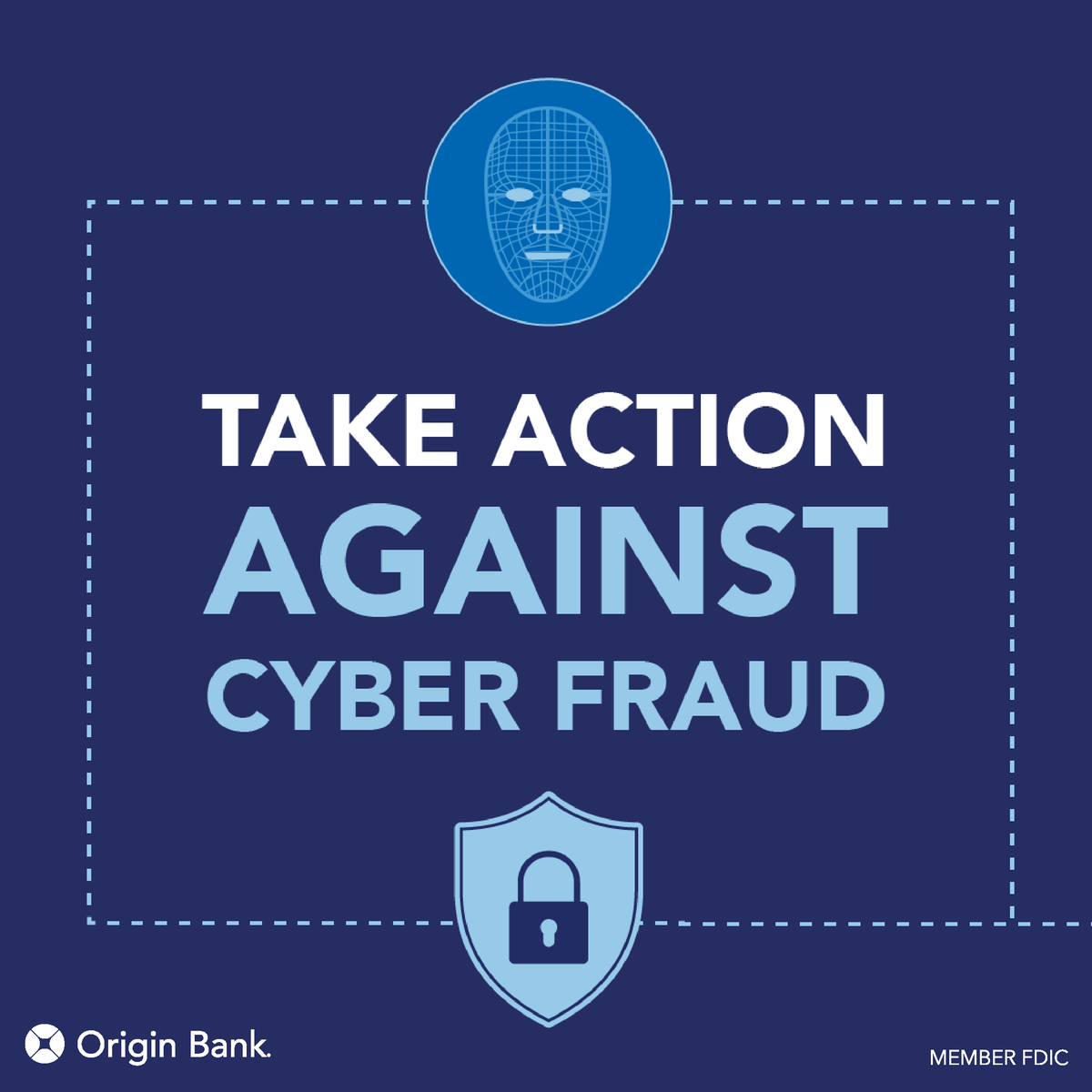 OriginBank's tweet photo. Hackers are always adapting their tactics – are you taking the right precautions to protect your information? Stay ahead of scammers with our essential security tips:

💻Create strong, unique passwords
📲Use multi-factor authentication
🚫Watch out for phishing emails

Learn more: https://t.co/vZ2DSC4gkV