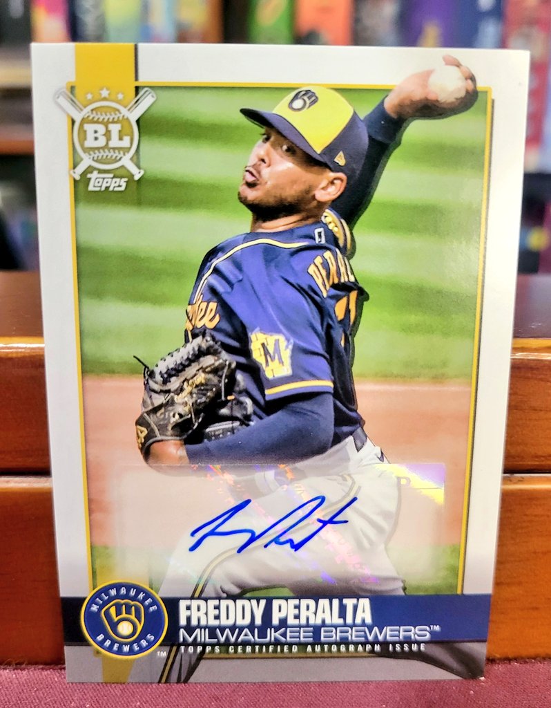 🚨MLB Opening Day Giveaway🚨

Win this Freddy Peralta autographed card. Just guess how many pitches he throws today.

🧢Milwaukee Brewers at the New York Yankees. The contest locks when Peralta throws his first pitch.

Must-⚾FOLLOW⚾LIKE⚾REPOST