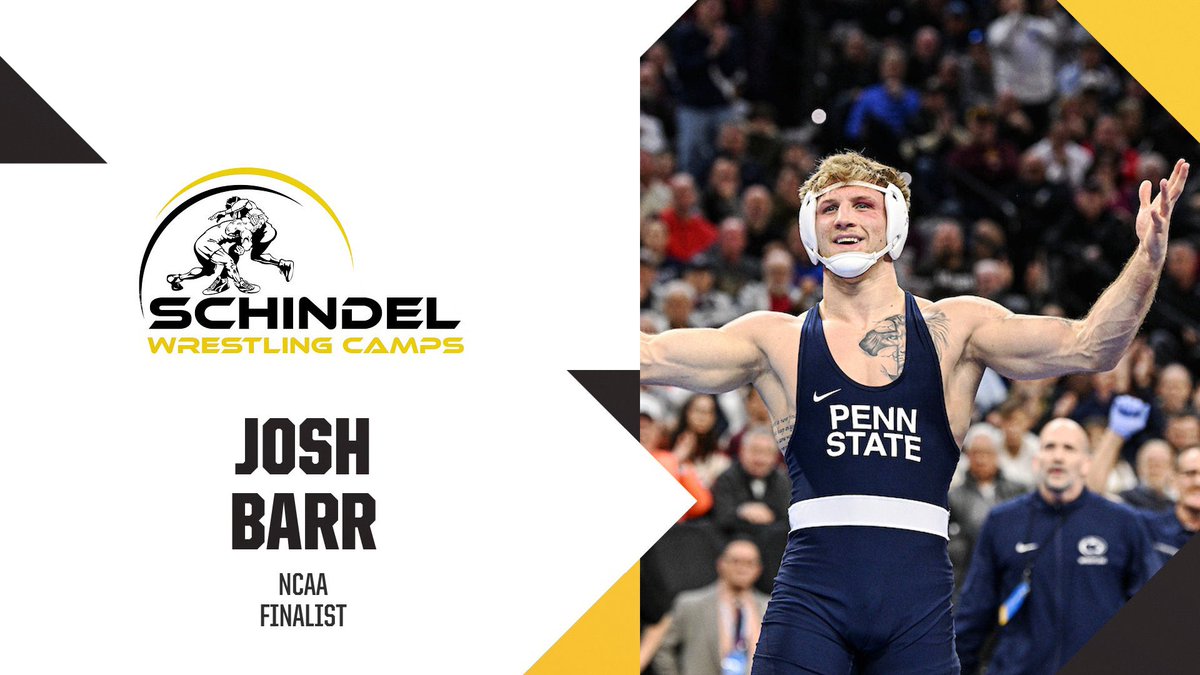 SchindelCamps's tweet image. Mens intensive camps on June 9-12 and June 15-18 added two NCAA Finalist. 
Joey Blaze (June 11 &amp;amp; 17)
Josh Barr (June 11 &amp;amp; 18)
7 college coaches are also apart of the camp. 
Secure your spot early! 
Once spots are gone we will have to close registration.
SchindelWrestlingCamps.com