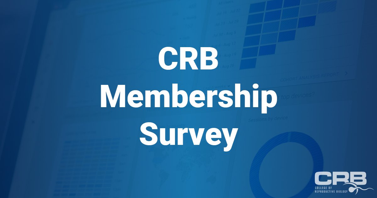 Let your voice be heard. CRB represents the laboratory personnel within reproductive medicine. Even if you aren’t a CRB member we would appreciate understanding what issues within the field are of interest to you: aab.org/aab/CRB_Member…