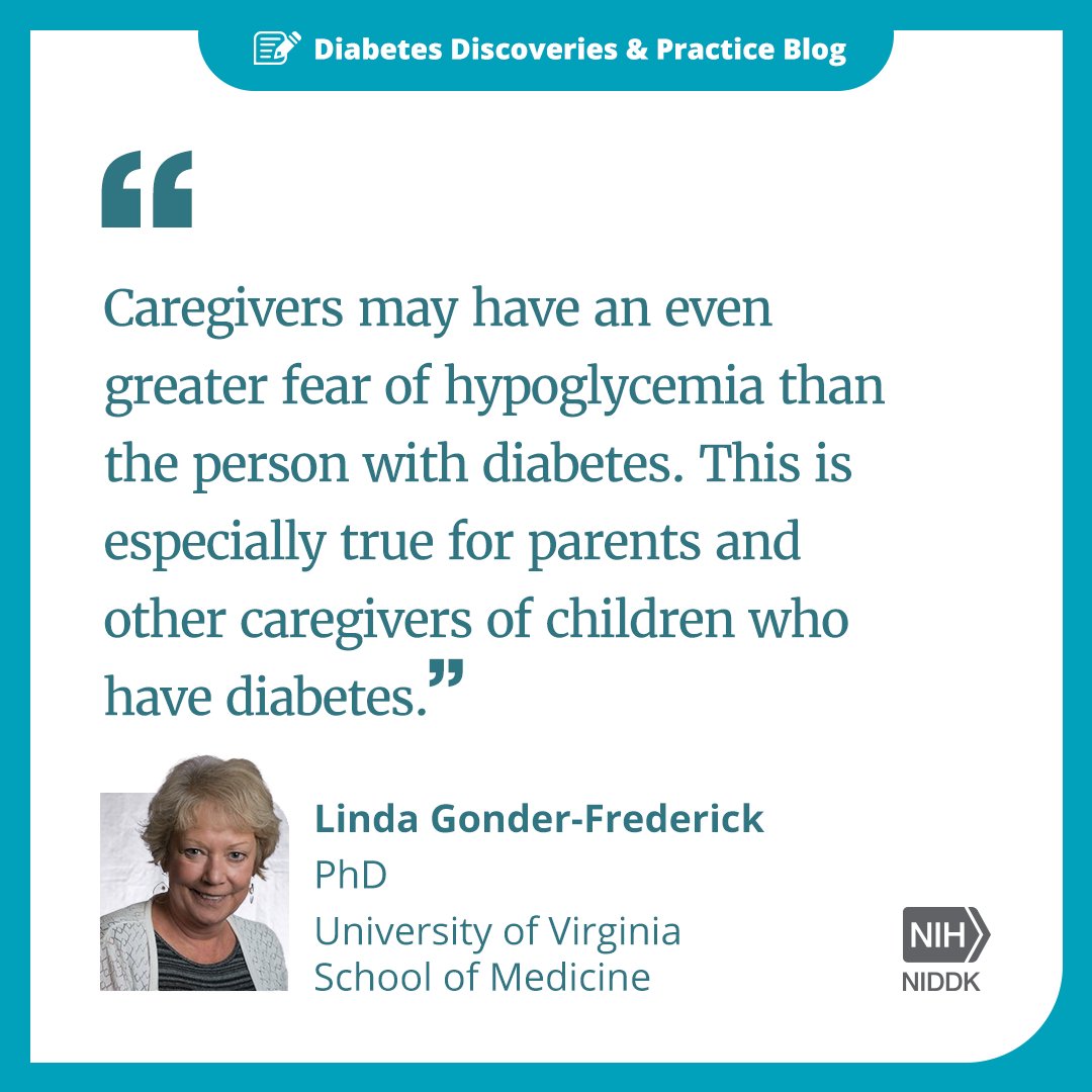 NIDDK (@niddkgov) on Twitter photo Health care professionals know that caregivers are vital members of the care team for patients with diabetes. <a href="/MedicineUVA/">UVA School of Medicine</a>’s Dr. Linda Gonder-Frederick discusses how the fear of hypoglycemia can affect caregivers and patients on the #DDPblog: niddk.nih.gov/health-informa… Health care professionals know that caregivers are vital members of the care team for patients with diabetes. <a href="/MedicineUVA/">UVA School of Medicine</a>’s Dr. Linda Gonder-Frederick discusses how the fear of hypoglycemia can affect caregivers and patients on the #DDPblog: niddk.nih.gov/health-informa…