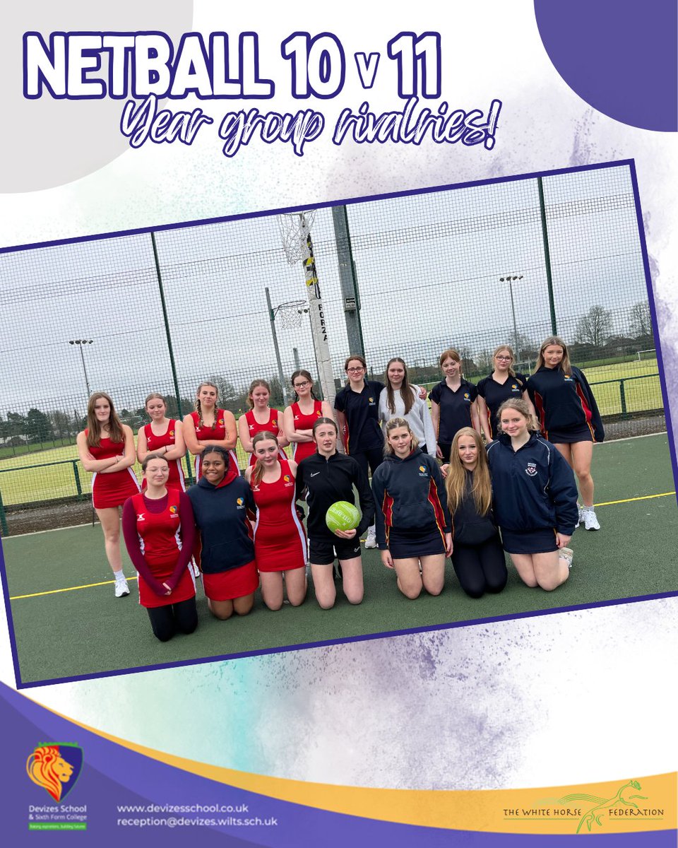 Things got tense between Years 10 &amp; 11 in their  Netball match today, with Year 10 coming out on top by a single goal! Well done to everyone taking part, Elsie from our Sixth Form for refereeing, and Mrs Hobbs, Mr Lamb, Miss Beck &amp; Mr Richardson for cheering them on!