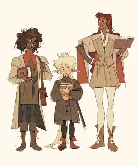 two teenagers and their fey friend🌼 