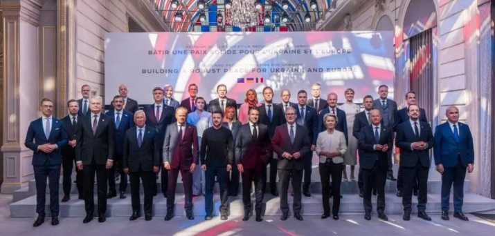 Paris summit agrees not to lift sanctions on Russia, European countries to deploy troops to Ukraine after peace deal