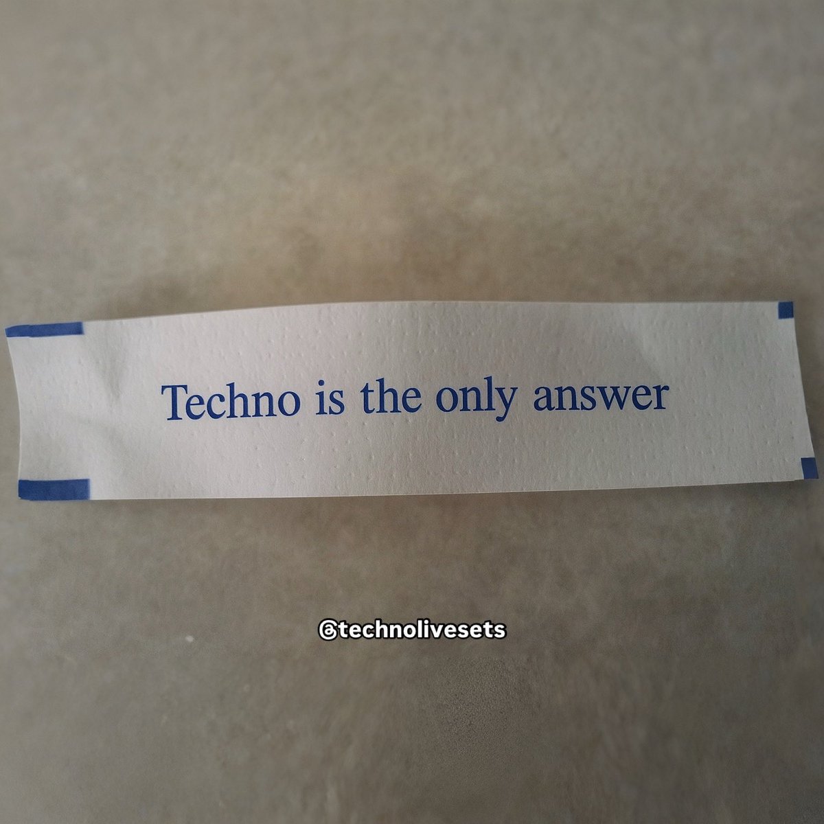 Techno speaks, we listen 🖤