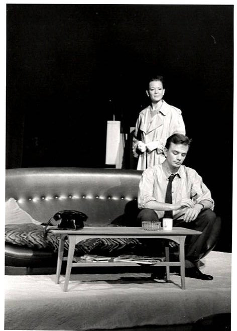 #WorldTheatreDay 
An excuse to post beautiful pictures of when I was young and working 😄🎭

Dial M for Murder - tour and West End
Tartuffe - tour (pic with Isla Blair)
Time and the Conway’s and The Collection both for GSA.