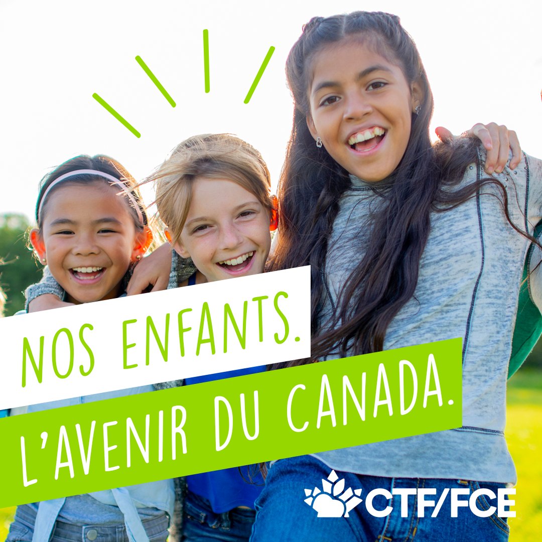 CTFFCE's tweet image. Our kids are the most valuable resource that we have.🌱
Investing in them is critical to securing a strong and prosperous future for Canada. 💪
Vote for Canada’s kids.
ctf-fce.ca/take-action/ca… #OurKidsCanadasFuture
*
*
*
Nos enfants sont notre plus précieuse ressource. 🌱…