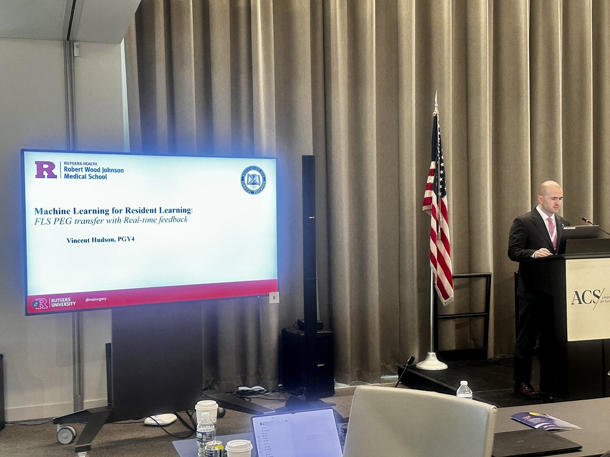 SurgEdMD's tweet image. Congrats @divvya20k & Dr. Vin Hudson from @rwjsurgery who presented at the 2025 @AmCollSurgeons and Engineers!! Special kudos to mentors @julianvarascom & Dr. Advaith Bongu
@RWJMS ππ½ππ½ @MaloneyNell @RachelChoron @A_Teich