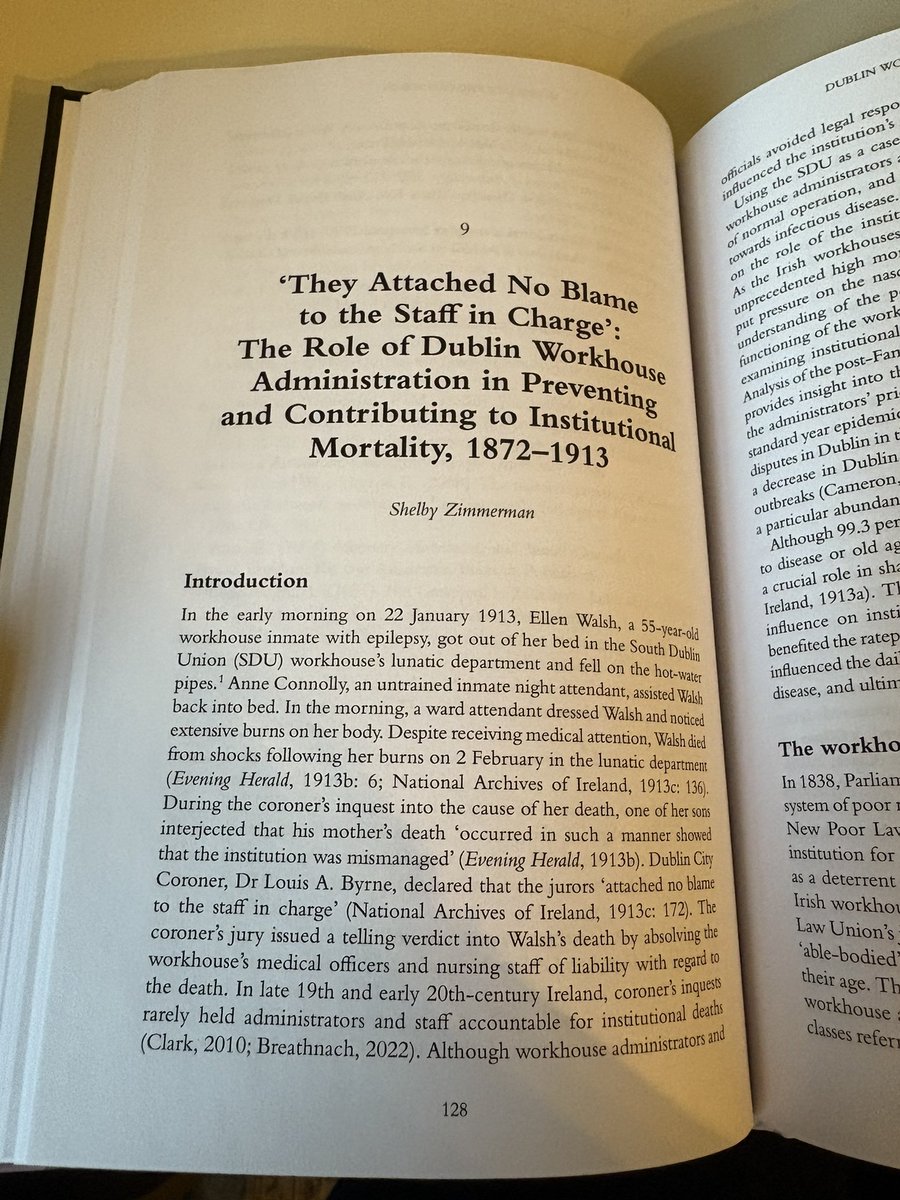 shelby_zimme's tweet image. Honoured to have contributed to this volume on death and institutions. My chapter examines how the priorities of post-Famine Irish #workhouse administration shaped the institution’s mortality rate. Thanks to @cendeathsociety @BrisUniPress @TLRHub
bristoluniversitypress.co.uk/death-and-inst…