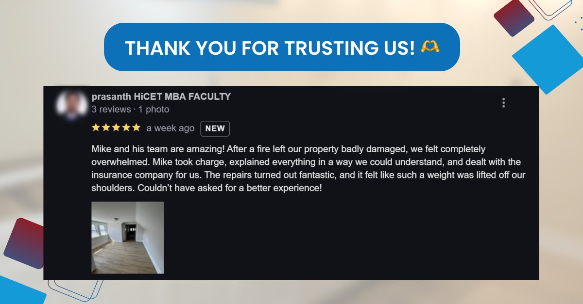 OnAdjusting's tweet image. Another win for our client 😎

#OnSiteAdjusting #insurancedebate #firedamage #propertydamage #publicAdjuster