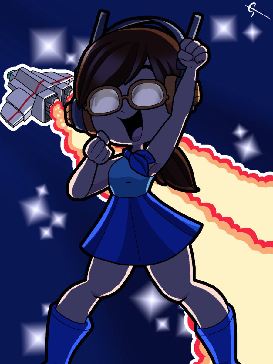 SafeTortilla's tweet photo. The radio lady, from shoot-'em-up
(I did this fanart yesterday, lol)
#リズム天国 #RhythmHeaven #RhythmParadise https://t.co/dv38qcPkCb