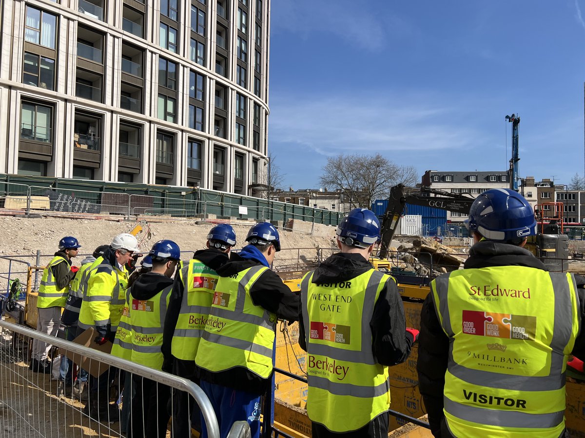 City of Westminster College (@citywestcollege) on Twitter photo Last week, our construction students had an incredible opportunity to visit four dynamic construction sites across London as part of Open Doors Week 🏗️
A big thank you to our industry partners for opening their doors and sharing their journeys! <a href="/BerkeleyGroupUK/">Berkeley Group</a> <a href="/SkanskaUKplc/">Skanska UK</a> Last week, our construction students had an incredible opportunity to visit four dynamic construction sites across London as part of Open Doors Week 🏗️
A big thank you to our industry partners for opening their doors and sharing their journeys! <a href="/BerkeleyGroupUK/">Berkeley Group</a> <a href="/SkanskaUKplc/">Skanska UK</a>