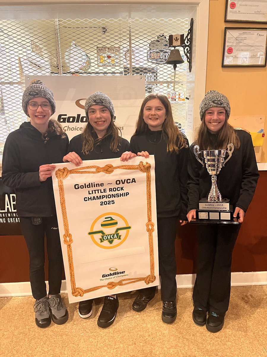 The OVCA (@ovcacurls) on Twitter photo 🏆 Congratulations to the <a href="/GoldlineCurling/">Goldline Curling</a> Little Rock Championship Winners - Team Wilson!
✨ Final Results:
🥇 1st Place: <a href="/rideaucurling/">Rideau Curling Club</a>
🥈 2nd Place: Russell CC
🥉 3rd Place: Russell CC
🏅 4th Place: Almonte CC
🏅 Sportsmanship Award Recipient: Connor Kerr - Quinte CC 🏆 Congratulations to the <a href="/GoldlineCurling/">Goldline Curling</a> Little Rock Championship Winners - Team Wilson!
✨ Final Results:
🥇 1st Place: <a href="/rideaucurling/">Rideau Curling Club</a>
🥈 2nd Place: Russell CC
🥉 3rd Place: Russell CC
🏅 4th Place: Almonte CC
🏅 Sportsmanship Award Recipient: Connor Kerr - Quinte CC