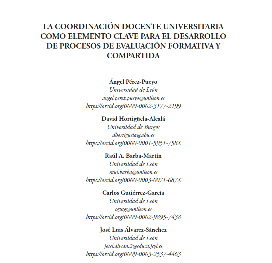 Nuevo capítulo de libro, publicado en <a href="/dykinsonlibros/">Librería - Editorial Dykinson 📚</a>, en el que se describe una propuesta de coordinación entre asignaturas de Grado y Máster en <a href="/FcafdLeon/">FCAFD León</a>, con el fin de implicar al alumnado en procesos de evaluación formativa y compartida 👇
bit.ly/coordi_doce_un…