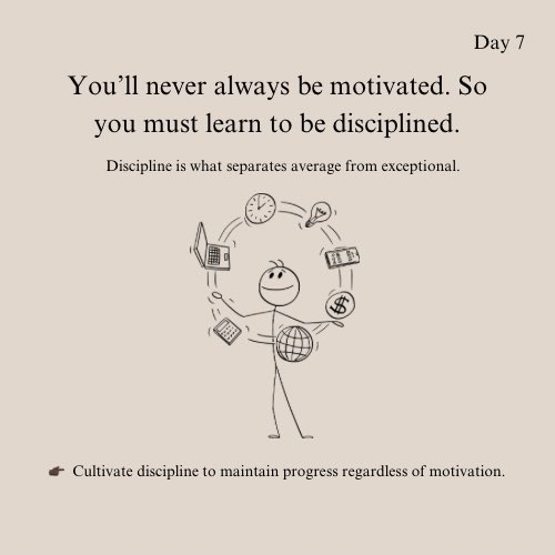 rabrol0111's tweet photo. Discipline is doing it even when your soul whispers, “Not today.”

#DisciplineOverMotivation #NoExcuses #SelfMastery #DailyGrind #MindsetShift #DoItAnyway #KeepShowingUp #BuiltNotBorn #HighPerformer #GrowthHabits https://t.co/MZ1nTyOrhq