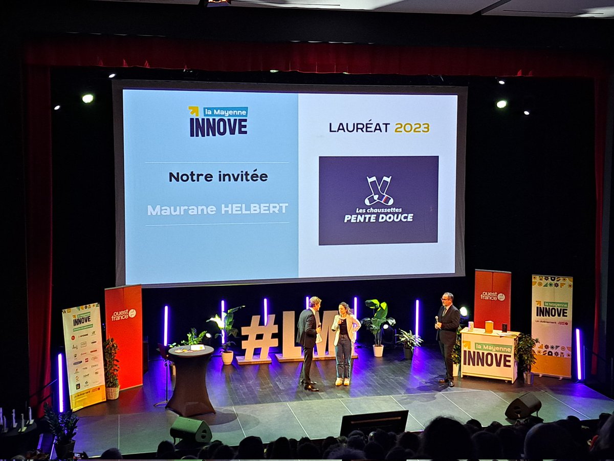Pente douce en pleine ascension!  Une #startup <a href="/lmtcreation/">L'incubateur LMT</a> en lumière à la Mayenne Innove. #lmi