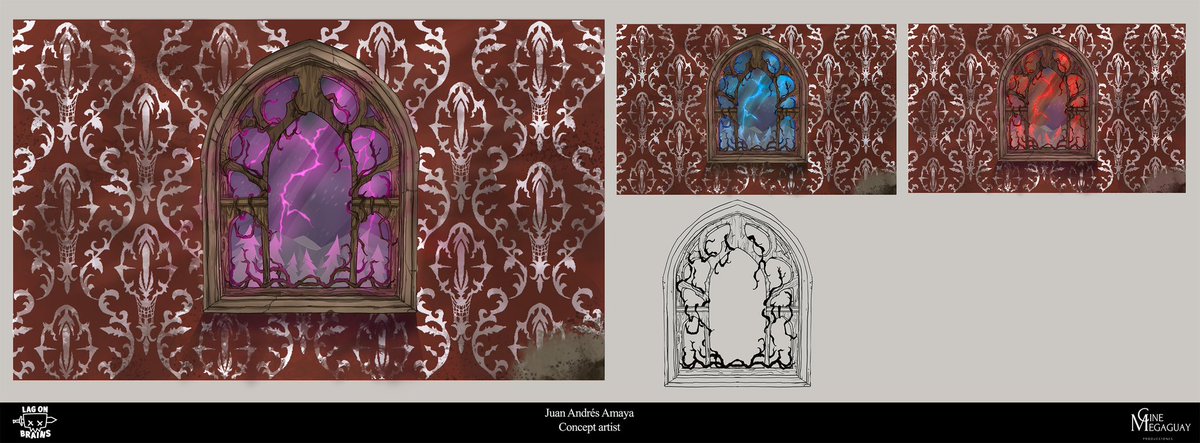 lagonthegame's tweet image. Las ramas se aferraban con retorcido empeño al esqueleto de aquel antiguo ventanal; quién sabe si
llevadas por el miedo o por el resentimiento. Los rayos fragmentaban el paisaje como quejidos de
una tierra herida.
#fyp #fypviral #videojuegos #videogames #madewithunity #gamedev