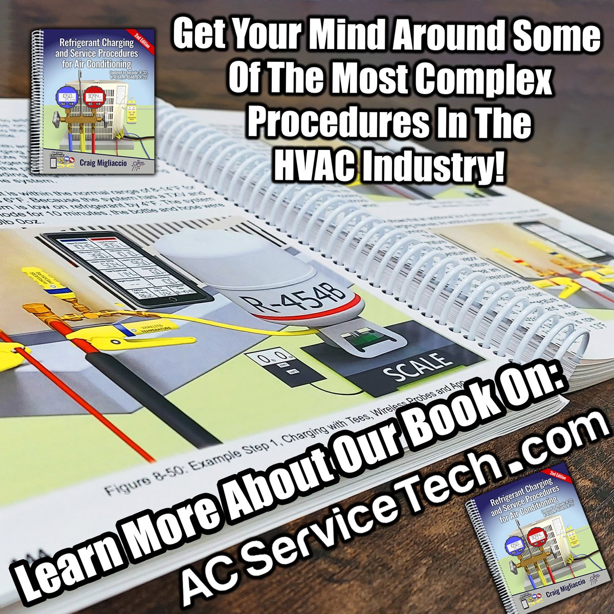 acservicetech's tweet photo. Learn step by step procedures for all processes related to refrigerants in air conditioners by reading our 2nd edition book! Check out the full outline at https://t.co/QfhB8jAsnP!
.
#newbook #acbook #hvac #hvacr #hvactech #technician #hvacservice #hvactraining #refrigerant https://t.co/mLIHcBULki