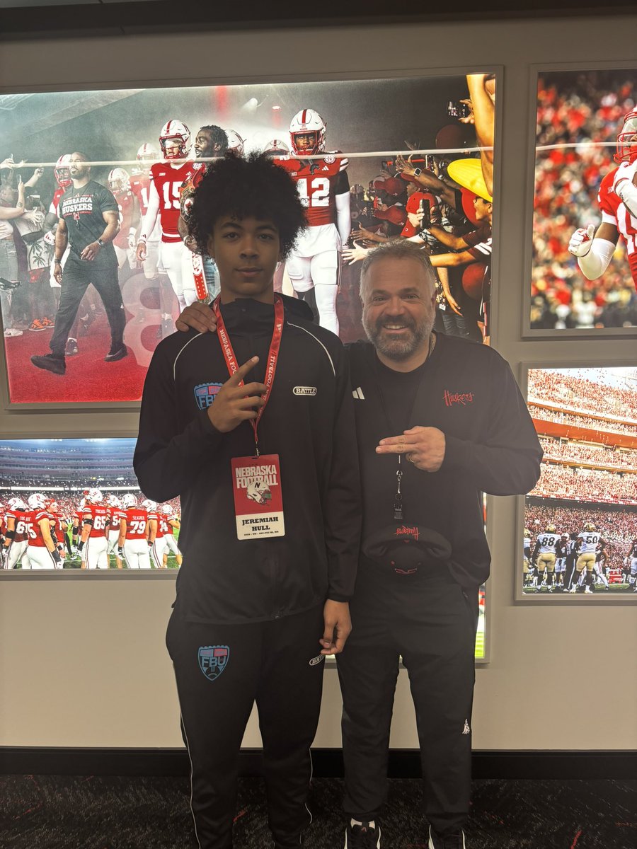 Jeremiah Hull (@jeremiahhull23) on Twitter photo Had an amazing time at Nebraska! Thank you <a href="/HuskerFootball/">Nebraska Football</a> for having me I can’t wait to be back!
<a href="/MozeeJ43/">Jamar Mozee</a> <a href="/JaySaff85/">Jermaine Saffold</a> <a href="/HuskerFBRecruit/">Nebraska Football Recruiting</a> <a href="/GregSmithRivals/">Greg Smith</a> <a href="/adamgorney/">Adam Gorney</a> <a href="/AWilliamsUSA/">Anthony Williams</a> <a href="/6starfootballMO/">Six Star Football | MISSOURI</a> <a href="/PrepRedzoneMO/">Prep Redzone Missouri</a> <a href="/JPRockMO/">JP Rock</a> <a href="/JohnGarcia_Jr/">John Garcia, Jr.</a> <a href="/BryanMunson_/">Bryan Munson</a> <a href="/BCfootballHF/">Building Champions Football Academy</a> <a href="/SouthFLExpress/">SFE</a> Had an amazing time at Nebraska! Thank you <a href="/HuskerFootball/">Nebraska Football</a> for having me I can’t wait to be back!
<a href="/MozeeJ43/">Jamar Mozee</a> <a href="/JaySaff85/">Jermaine Saffold</a> <a href="/HuskerFBRecruit/">Nebraska Football Recruiting</a> <a href="/GregSmithRivals/">Greg Smith</a> <a href="/adamgorney/">Adam Gorney</a> <a href="/AWilliamsUSA/">Anthony Williams</a> <a href="/6starfootballMO/">Six Star Football | MISSOURI</a> <a href="/PrepRedzoneMO/">Prep Redzone Missouri</a> <a href="/JPRockMO/">JP Rock</a> <a href="/JohnGarcia_Jr/">John Garcia, Jr.</a> <a href="/BryanMunson_/">Bryan Munson</a> <a href="/BCfootballHF/">Building Champions Football Academy</a> <a href="/SouthFLExpress/">SFE</a>