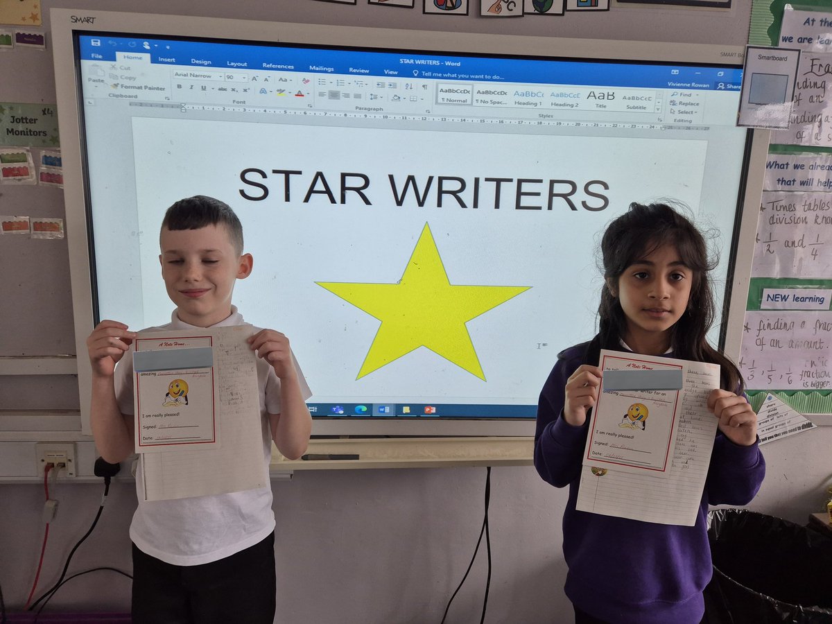 Well done to these star writers in P4SR who last week wrote a narrative story...a fairytale of their choice, with a twist! 🌟