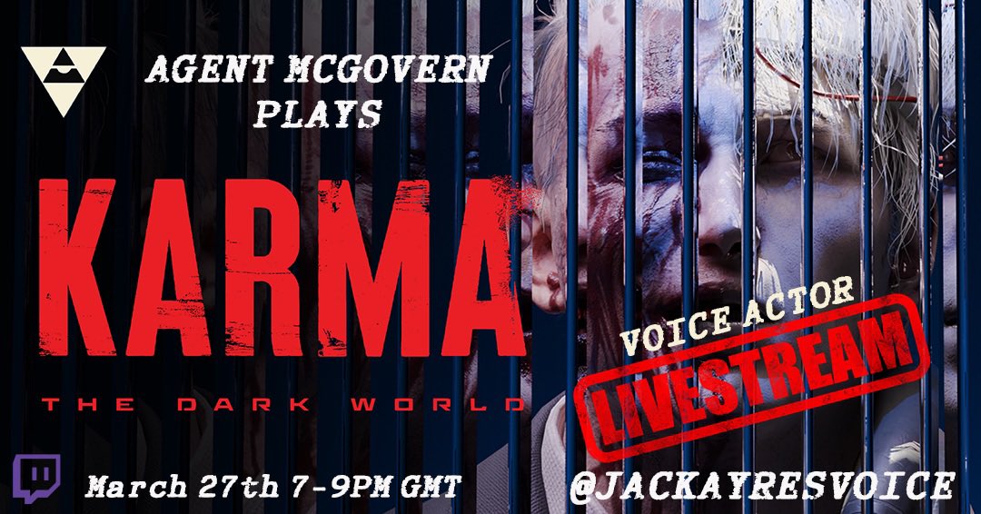 Going live in 20 minutes with Karma: The Dark World!

Join Agent McGovern to figure out what’s really happening at Leviathan Corporation…

m.twitch.tv/jackayresvoice…