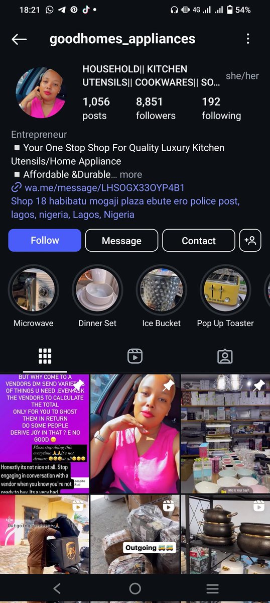 mobilityguru_'s tweet photo. Beware!!! 
The page goodhomes_appliances is a scammer page on Instagram 

Current number used 
08138523456
Current account details 
3057136011 Loveth Chisimdindu /goodhomes
Polaris Bank https://t.co/4yiKkgkI95