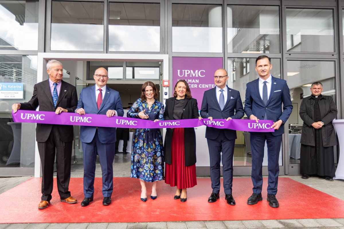 <a href="/UPMCHillmanCC/">UPMC Hillman Cancer Center</a> in Croatia celebrated its grand opening this week. This milestone marks a significant step in expanding access to world-class oncology care to patients in Croatia and surrounding countries. shorturl.at/SgXb8