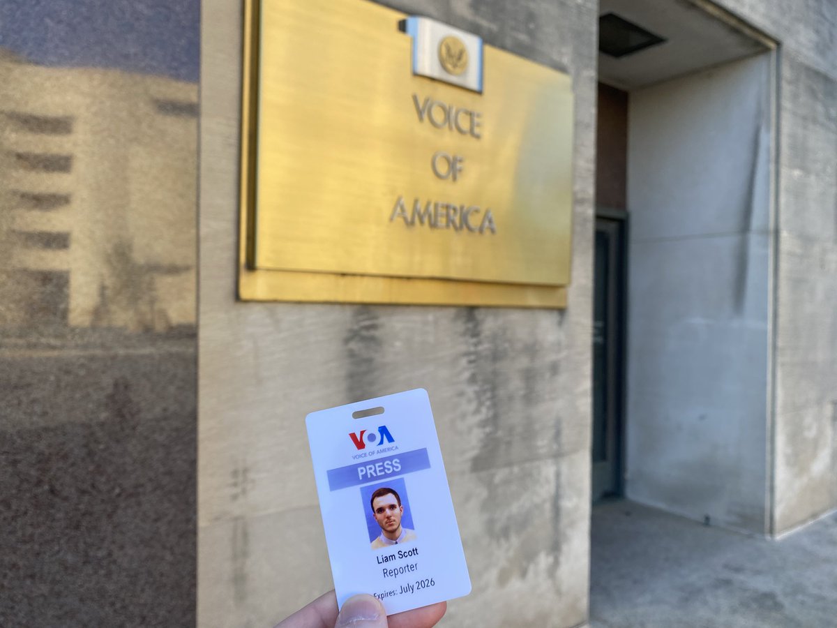 Today I went to VOA’s office to hand over my laptop, phone and press pass. It felt weird to be in such an empty newsroom.