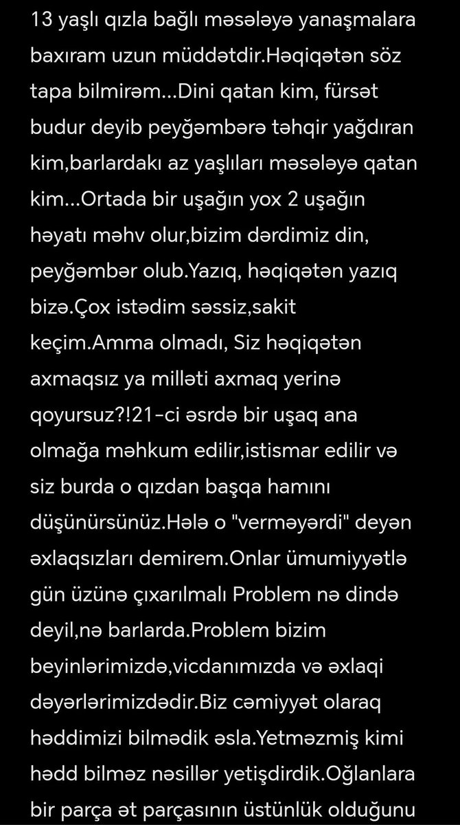 zadeh__17's tweet photo. #sənsusma Pedofillərin növbəti qurbanı sənin övladın ola bilər 🗣️ https://t.co/BN9n3e85QR