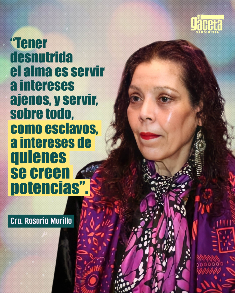 🔴⚫La compañera Rosario Murillo destacó el compromiso del pueblo nicaragüense, especialmente de la juventud de corazón, en la lucha contra la pobreza, la ignorancia y la servidumbre espiritual.