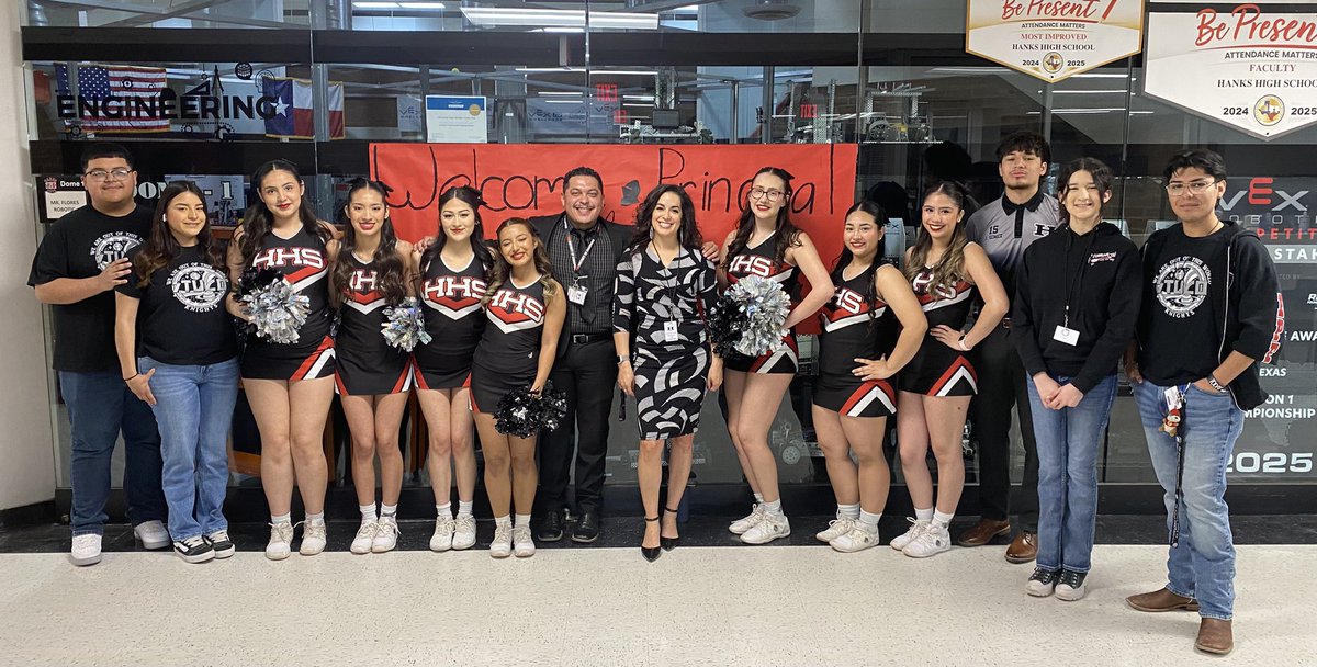 Hanks Cheer (@hankscheer) on Twitter photo We would like to extend a warm welcome to our Principal for the Day, Ms. <a href="/Stephanie_V_915/">Stephanie Valle</a>!!
We hope you enjoyed your day at The Kingdom. ๐ฐ๐ We would like to extend a warm welcome to our Principal for the Day, Ms. <a href="/Stephanie_V_915/">Stephanie Valle</a>!!
We hope you enjoyed your day at The Kingdom. ๐ฐ๐