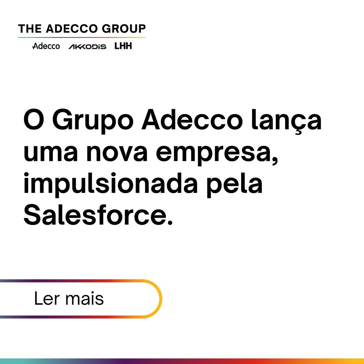🚀 Grupo Adecco lança nova empresa, impulsionada pela Salesforce, para permitir que empresas integrem talento humano e digital.
Confira o comunicado completo: adecco.com/pt-BR/blog/the…
Mais informações em breve! 🌟