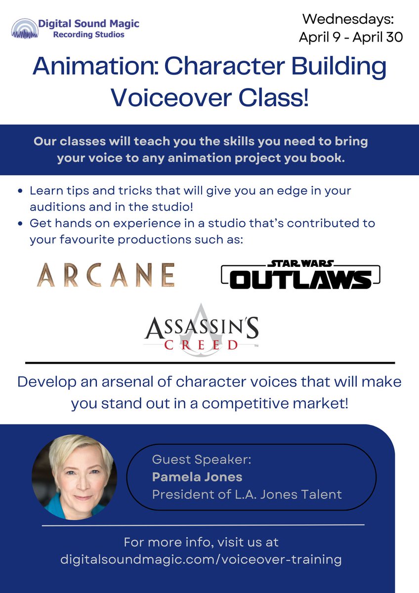 Bring characters to life—one voice at a time! 🎉

We’ll help you build a strong foundation in vocal performance while unlocking your creativity and building confidence behind the mic. 🎙️

Register now with the link in our bio or visit bit.ly/4htMIGT