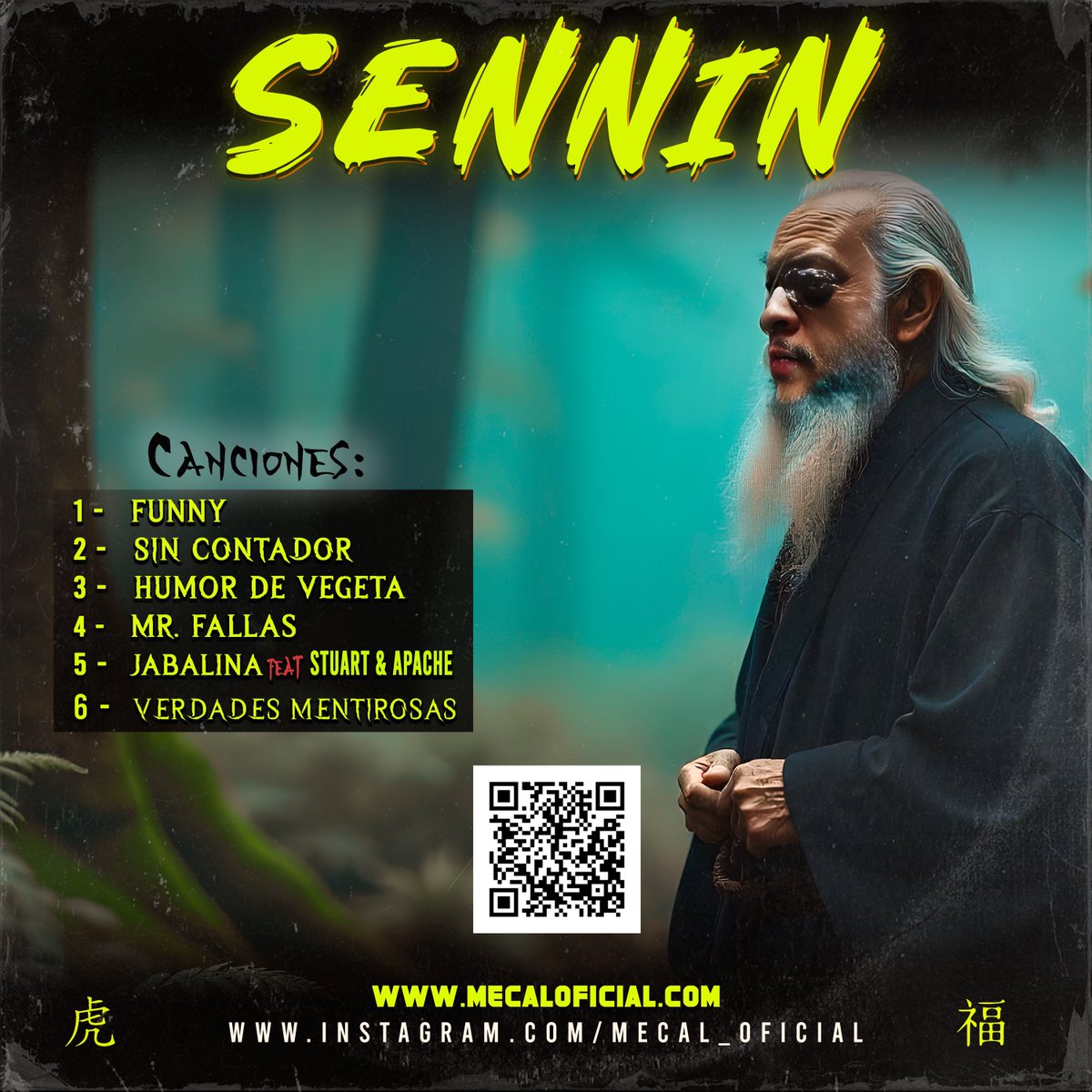 🔥 ANUNCIO OFICIAL 🔥

Es un placer presentar mi primer álbum producido por mi llamado: #SENNIN. Este proyecto consta de 6 temas, y cada uno se estrenará todos los lunes en mi canal de YouTube. El primer lanzamiento será este 31 de marzo. 

#MECAL 🎬