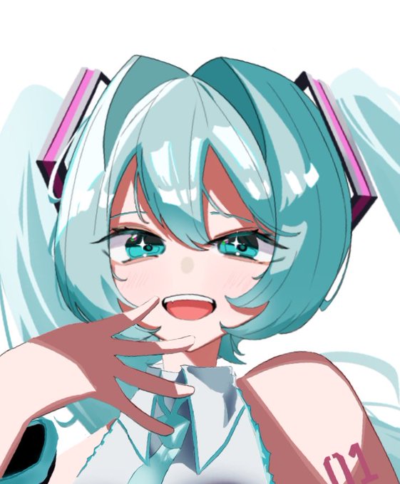 これだいぶ前に描いた初音ミクなんだけどこれだけ俺の絵柄の変遷の中で異質なんだよな。
割とマジで再現不可の領域。 