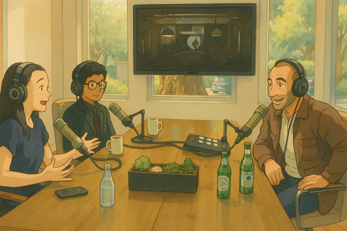 We need the Grit podcast videos to be Ghibli-style ASAP... <a href="/Joubinmir/">Joubin Mirzadegan</a> <a href="/KPGrit/">Grit Podcast</a> thoughts??