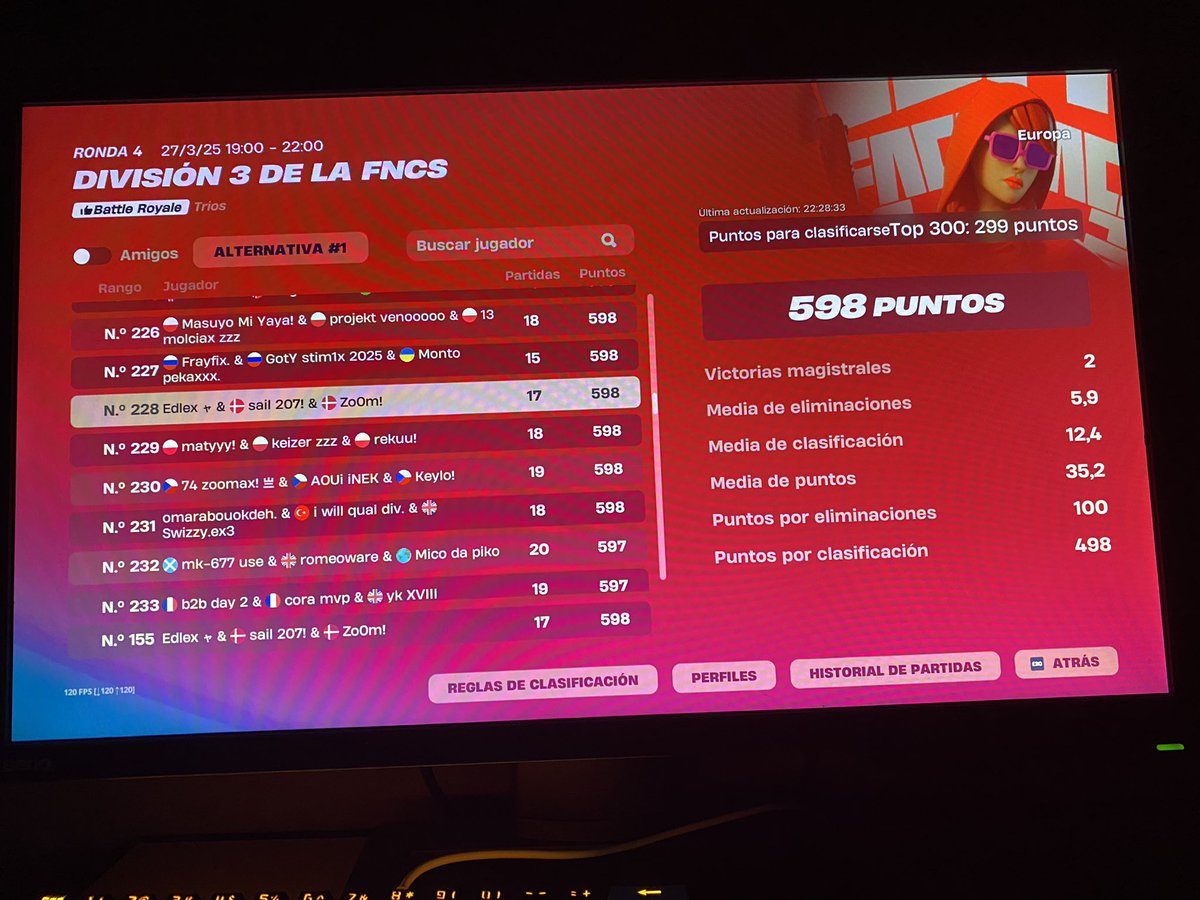 edlexFN's tweet image. Qualed div 2 best match history today

Segunda vez que juego div 3 en las ultimas dos seasons

@OliversailFN @Zo0mFN best players