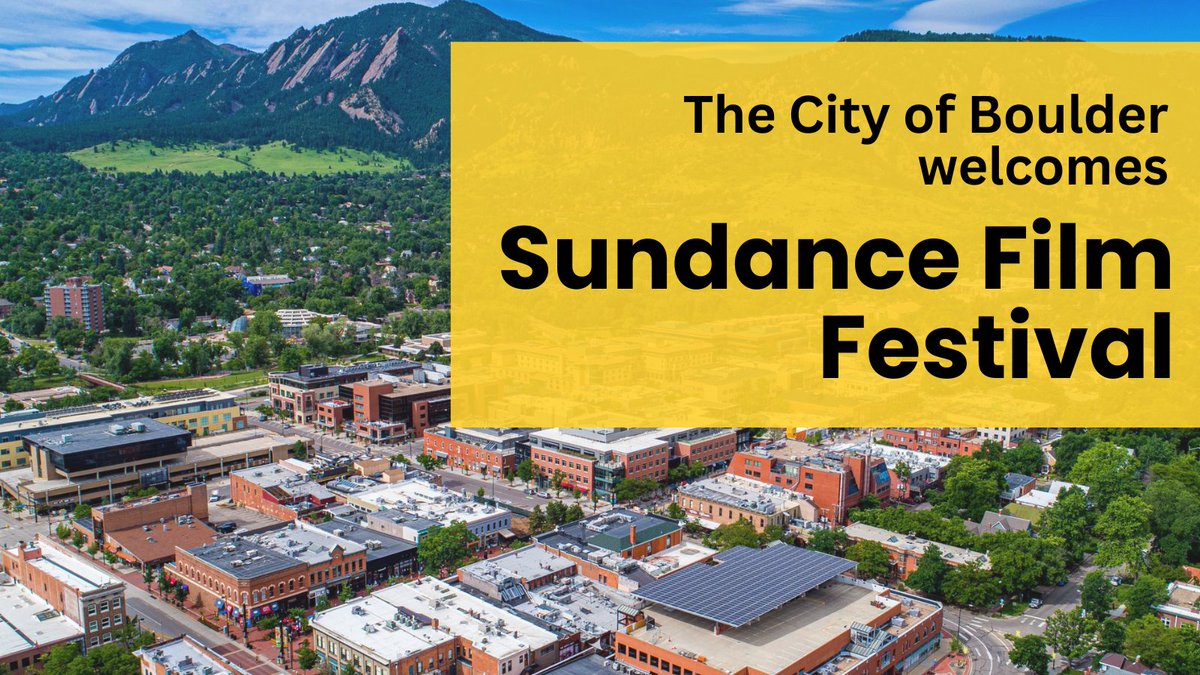 Today, the Sundance Institute named Boulder, Colorado as the new host of the Sundance Film Festival starting in 2027 📽️

Read the press release: ow.ly/m2RE50Vq0gv