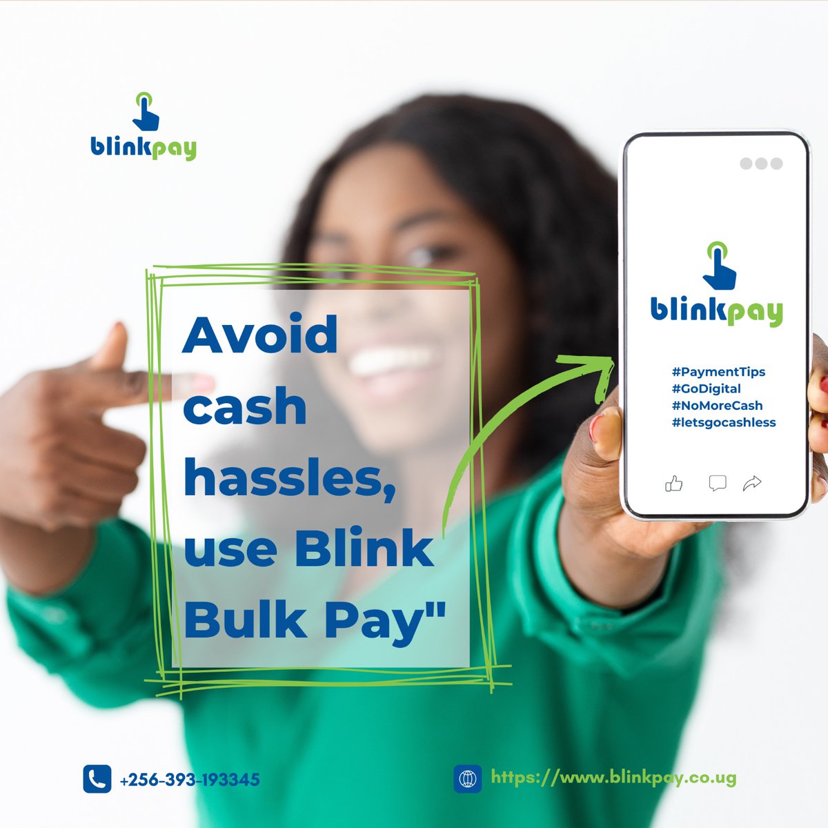 blinkpay1's tweet image. Pay and send money conveniently. 
#letsgocashless
