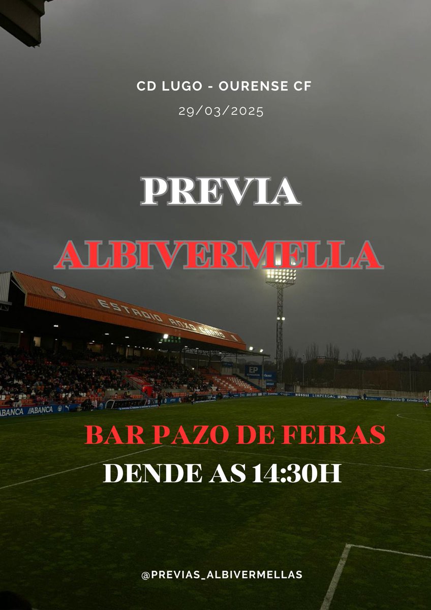 ❗A NOSA CITA DO SÁBADO COMEZA ÁS 14:30 NO PAZO DE FEIRAS❗
Quentamos as gorxas todos xuntos? Agardámosvos a todos!