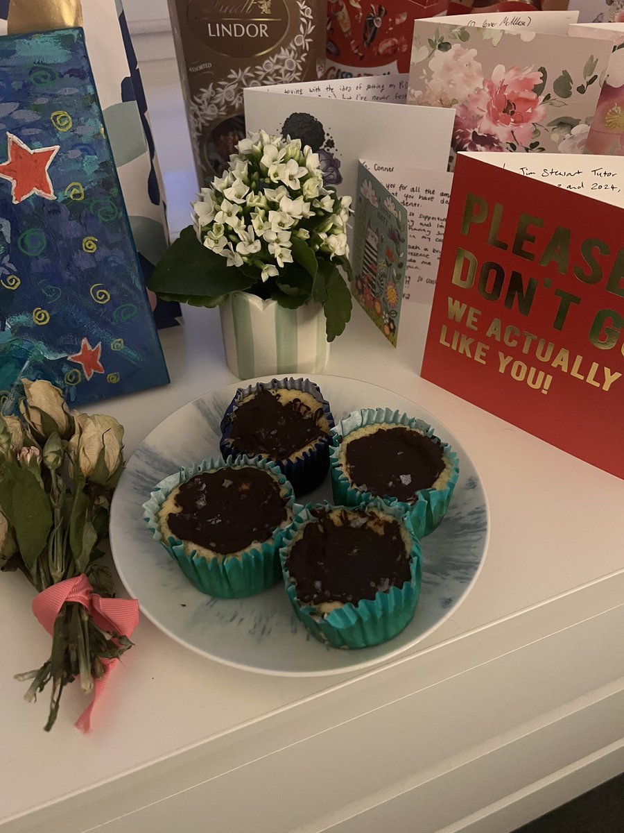 I am overwhelmed by the generosity of my students 🥹😭

I’ve never had cards or gifts at the end of term before. So to see students purchasing signed photographs, painting pictures, baking cakes, and writing the most incredible words in cards has made me weep all evening 🩵💖